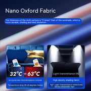 Car Sunshade Automatic Retractable Sunscreen Thermal Insulation Front Windshield Glass Tinted Shade Cover