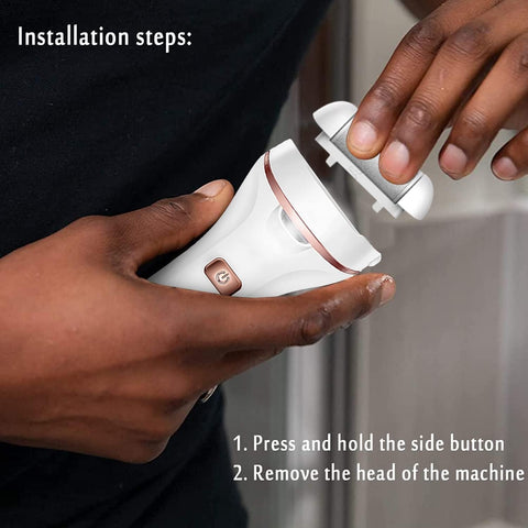 Electric Callus Remover for Foot, Rechargeable Foot Callus Remover Tool Spa Pedicure Tool for Foot 2 Speed