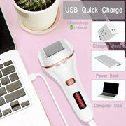 Electric Callus Remover for Foot, Rechargeable Foot Callus Remover Tool Spa Pedicure Tool for Foot 2 Speed