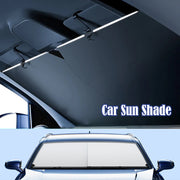 Car Sunshade Automatic Retractable Sunscreen Thermal Insulation Front Windshield Glass Tinted Shade Cover