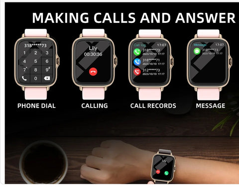 AquaSync™ 1.83” SmartWatch – Power, Style, and Control at a Glance