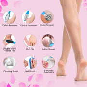 Electric Callus Remover for Foot, Rechargeable Foot Callus Remover Tool Spa Pedicure Tool for Foot 2 Speed