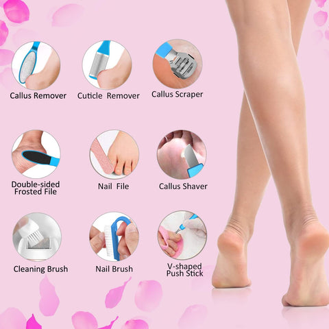 Electric Callus Remover for Foot, Rechargeable Foot Callus Remover Tool Spa Pedicure Tool for Foot 2 Speed