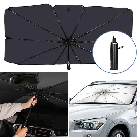 Car Sunshade Front Windshield Sunshade Retractable Sun Shield for Car Interior Sunshade Accessories