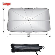 Car Sunshade Front Windshield Sunshade Retractable Sun Shield for Car Interior Sunshade Accessories