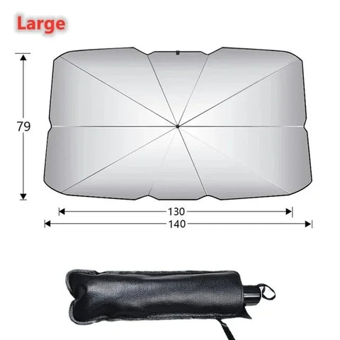 Car Sunshade Front Windshield Sunshade Retractable Sun Shield for Car Interior Sunshade Accessories